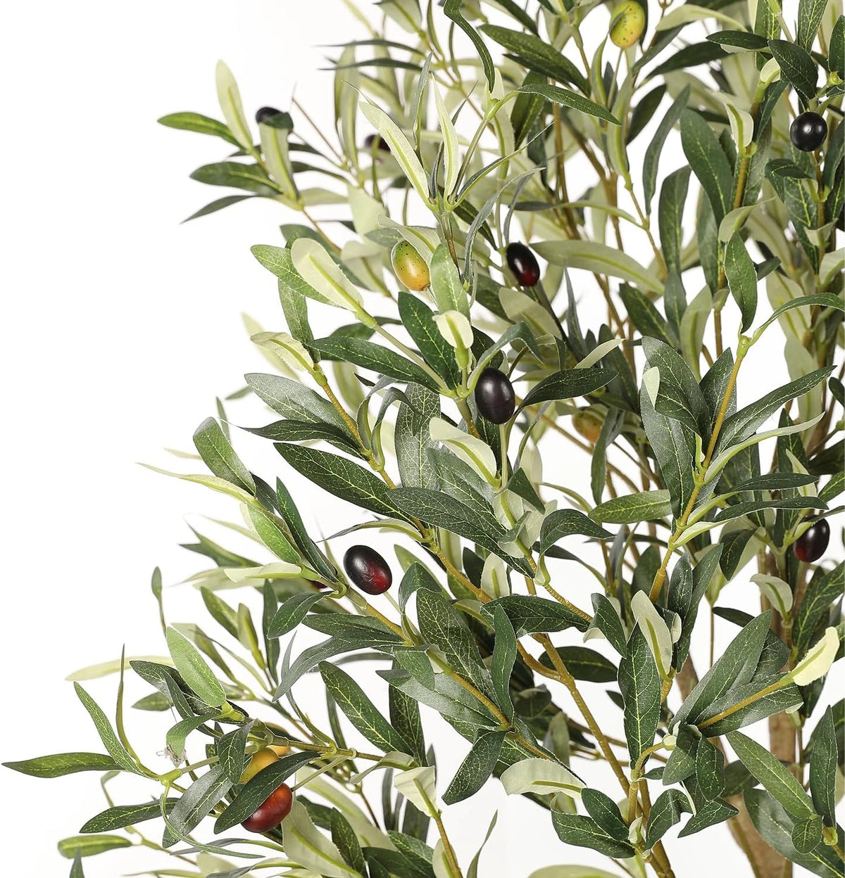 Andalus Artificial Olive Tree 168 cm with white planter (2)