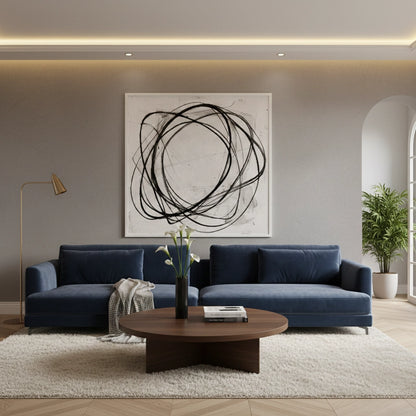 Modern Minimalist Line Art Painting #MOLI550