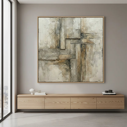 Rustic Earthy Architectural Painting #REAR550