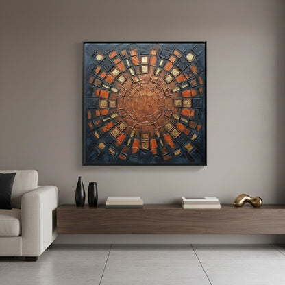 Rustic Bronze Mosaic Painting #RBMO260