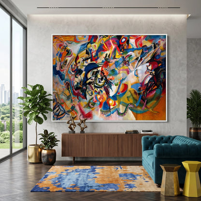 Vibrant Abstract Expressionist - Fine Art