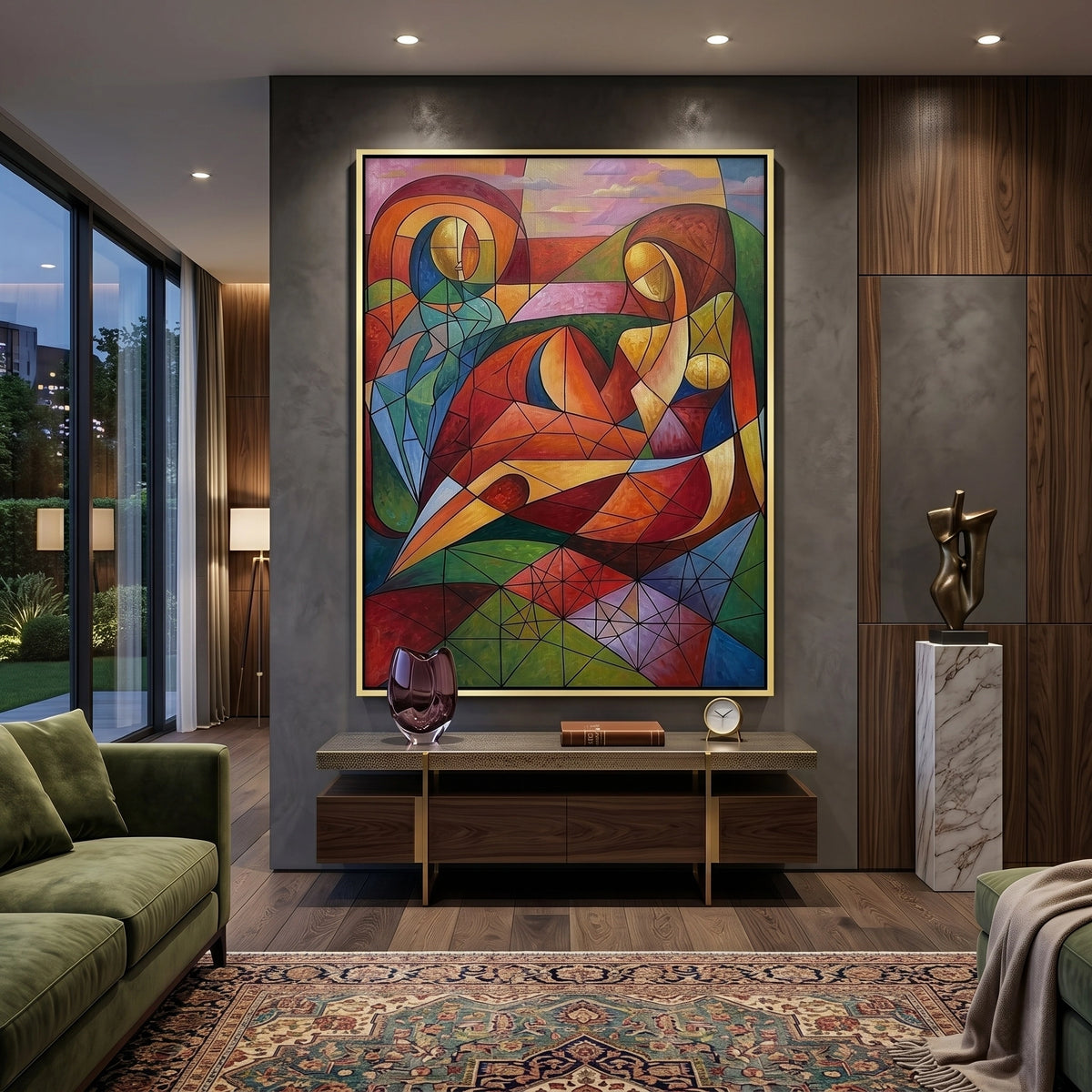 Modern Abstract Figures - Canvas