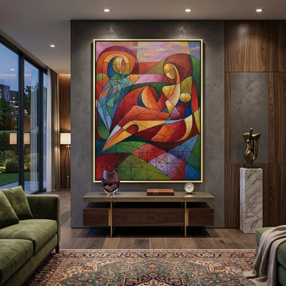 Modern Abstract Figures - Canvas