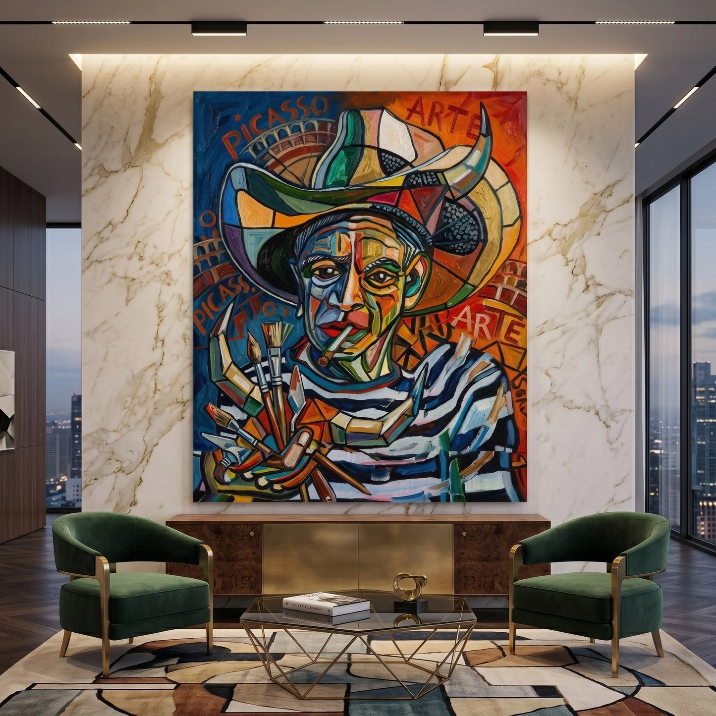 2Spanish Bullfight - Canvas