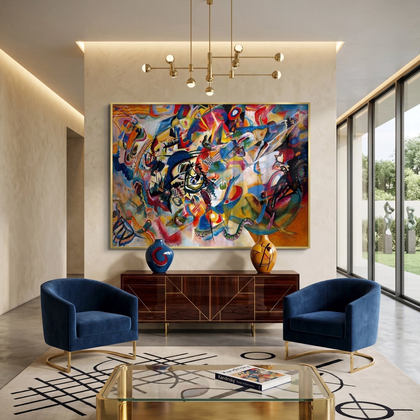 2Vibrant Abstract Expressionist - Fine Art