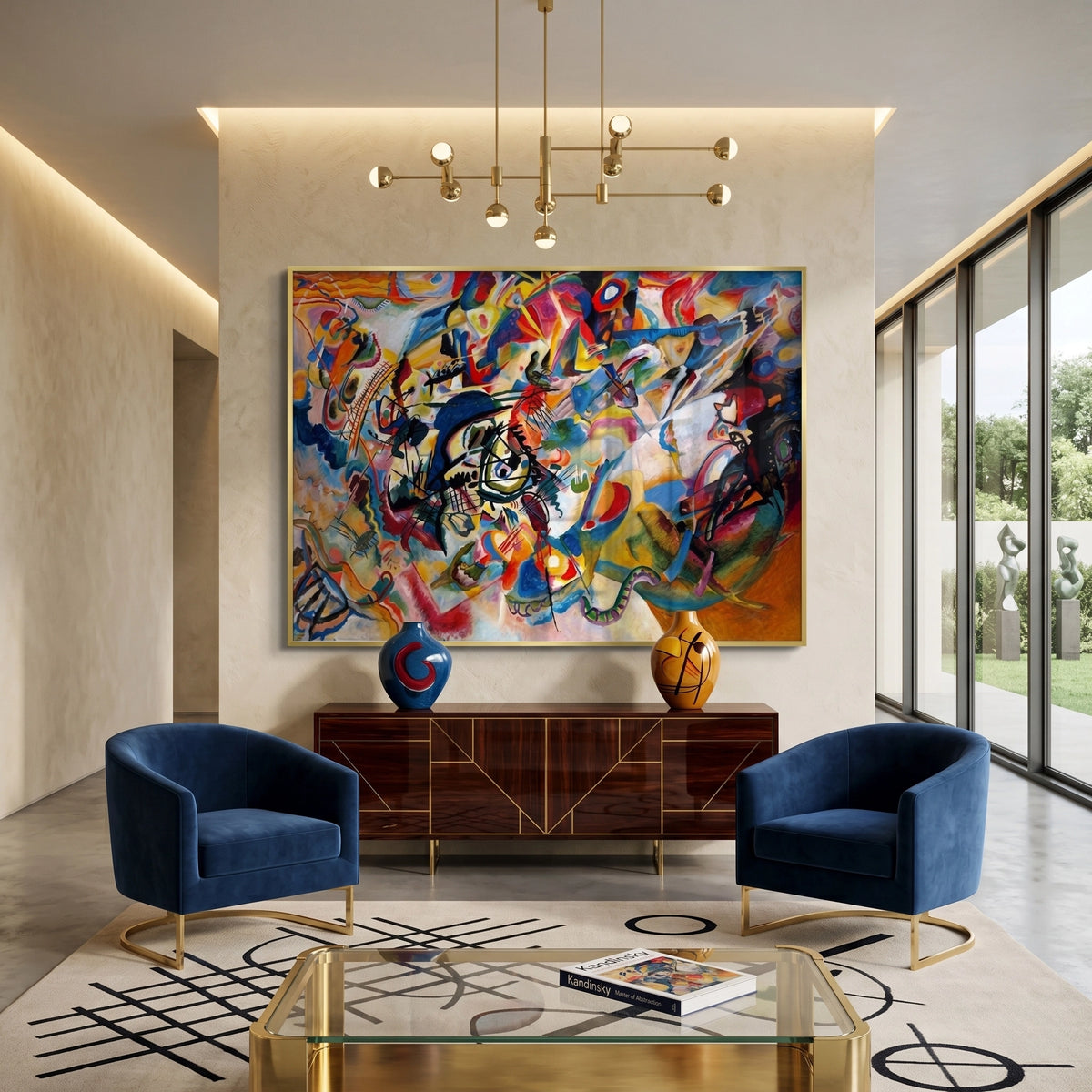 Vibrant Abstract Expressionist - Fine Art