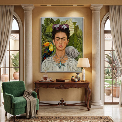 Frida Kahlo Modern Tribute - Fine Art
