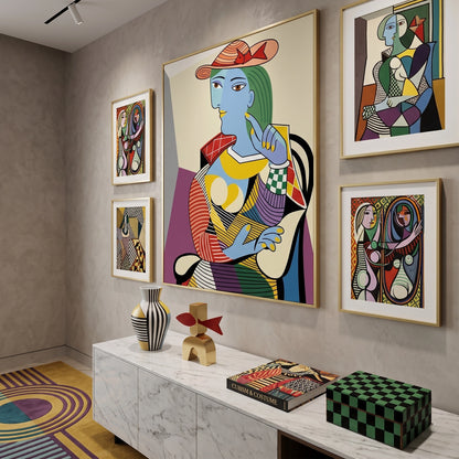 Geometric Woman Figural - Fine Art