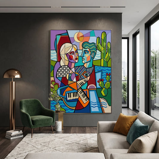 Desert Melody Pop Art - Canvas