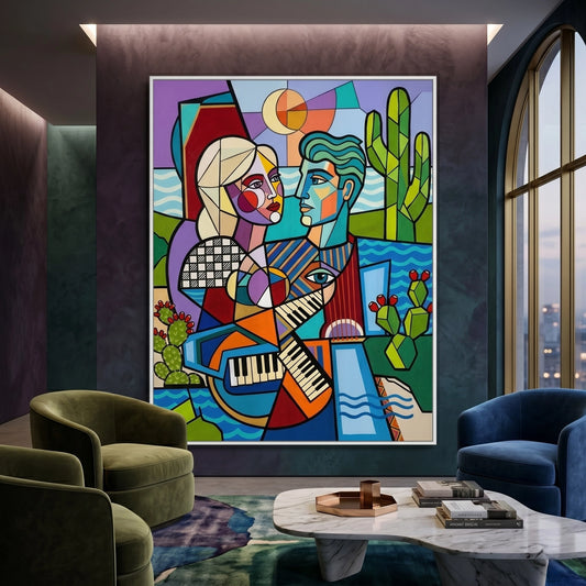 Desert Melody Pop Art - Fine Art