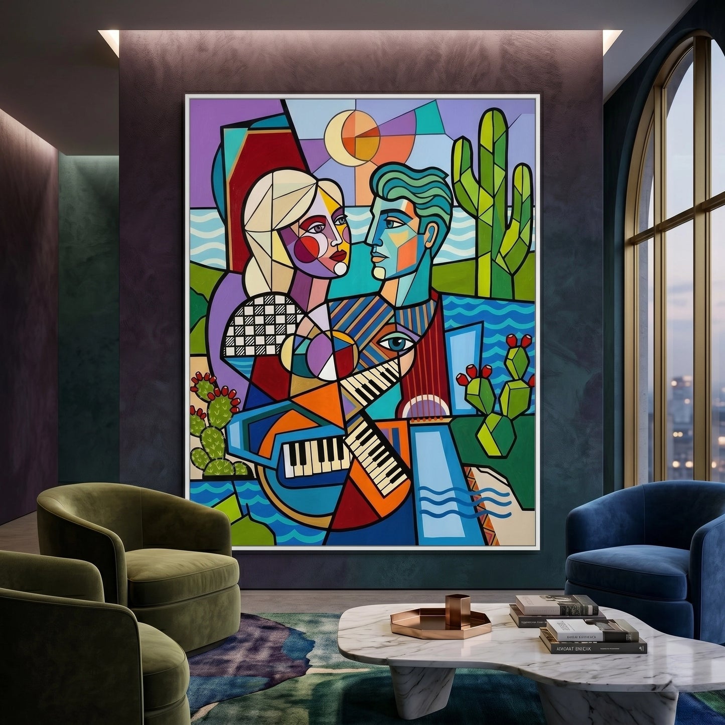 2Desert Melody Pop Art - Fine Art