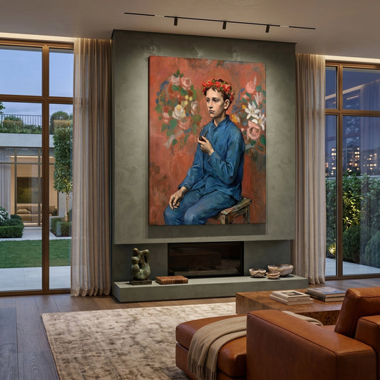 Picasso Boy with a Pipe - Canvas