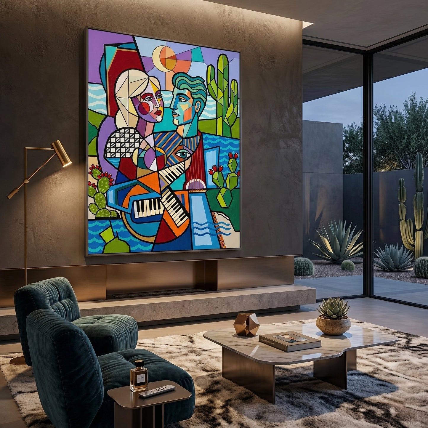 2Desert Melody Pop Art - Fine Art