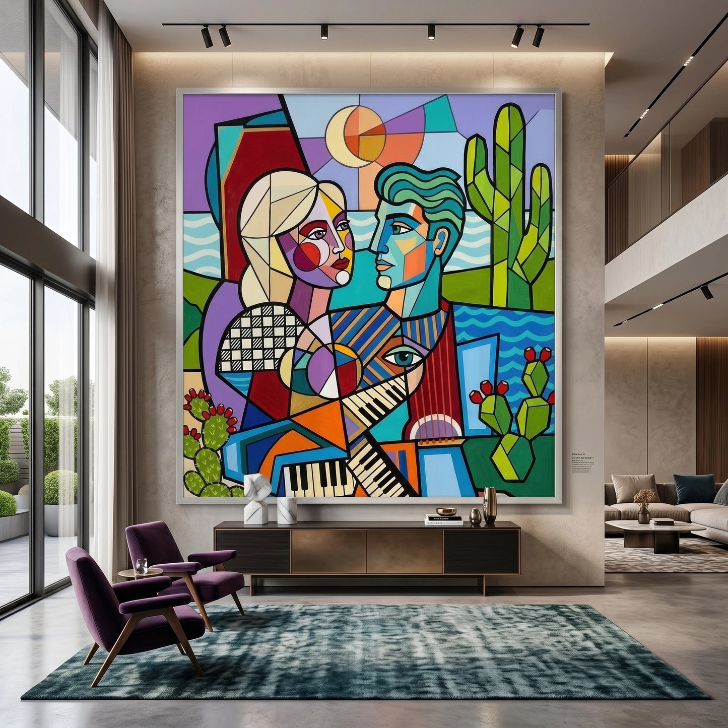 2Desert Melody Pop Art - Fine Art