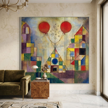 Surreal Geometric Landscape - Fine Art