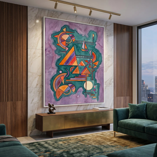 Geometric Dreamscape - Fine Art