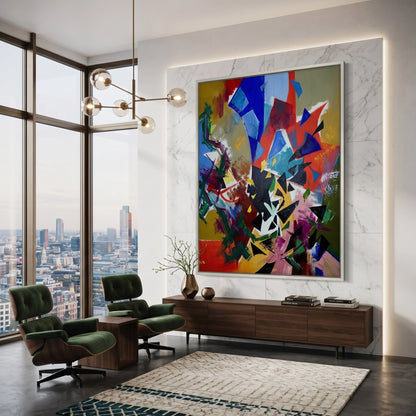 Fragmented Flow - Canvas