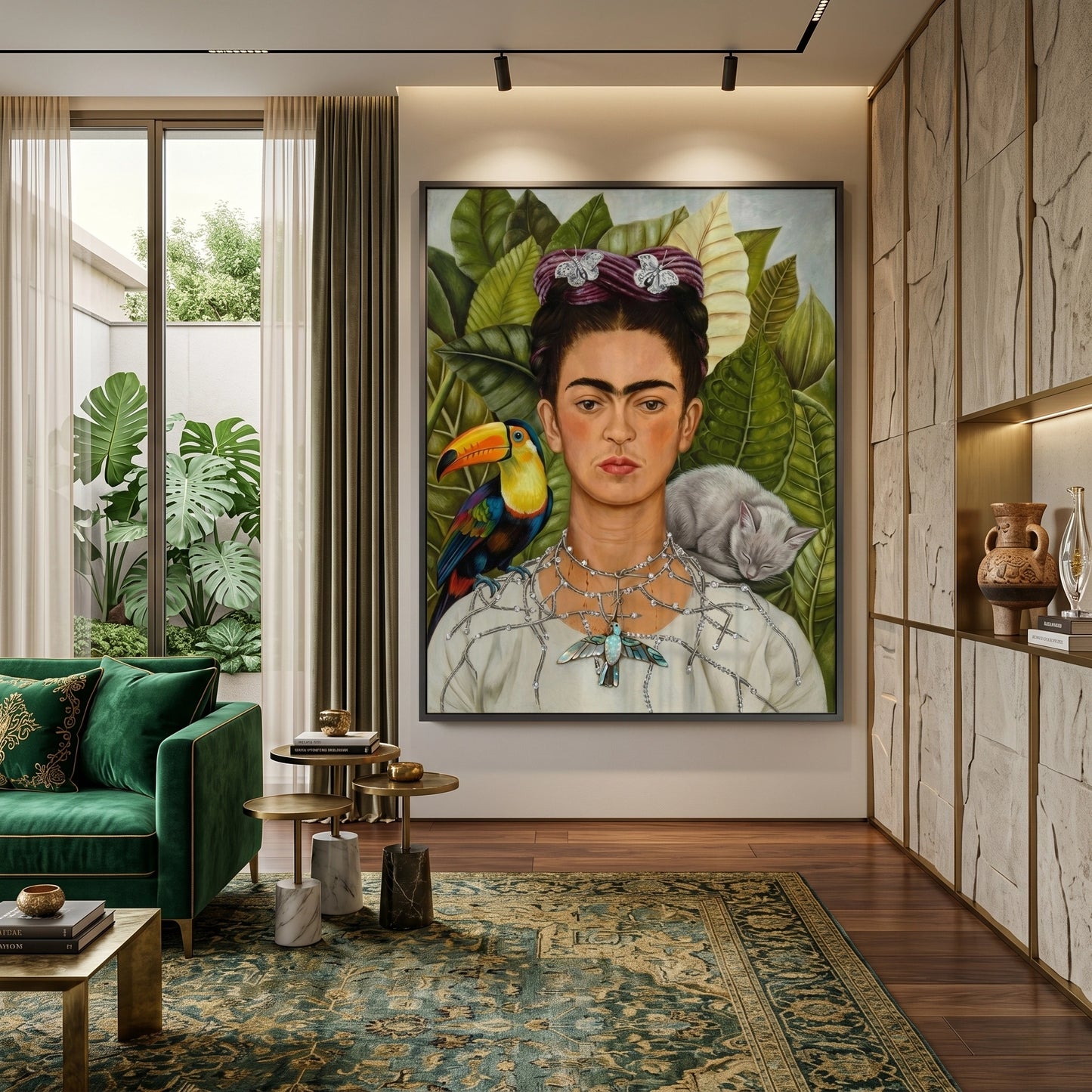 2Frida Kahlo Modern Tribute - Fine Art