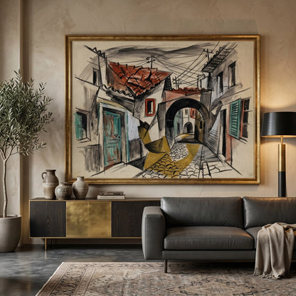 Old Town Archway - Canvas