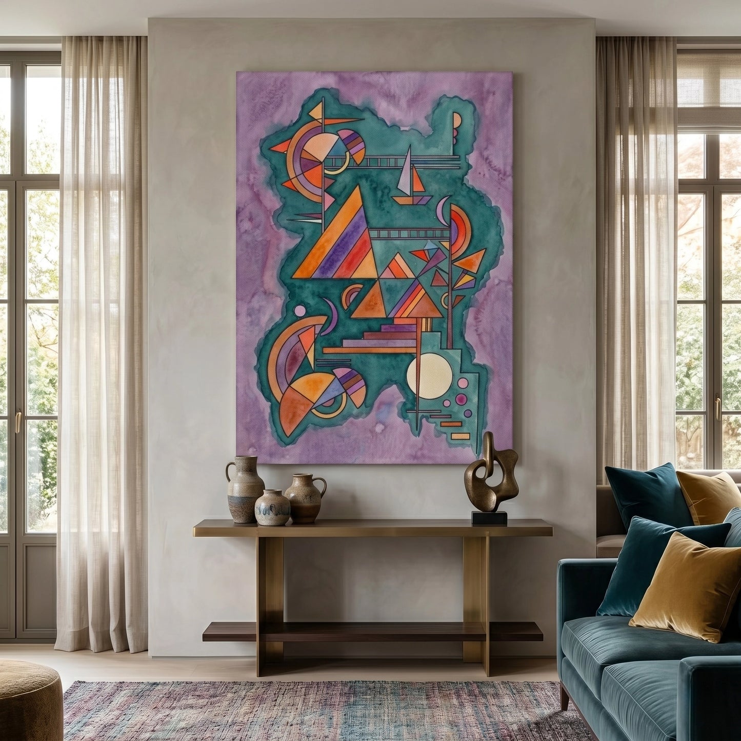 2Geometric Dreamscape - Canvas
