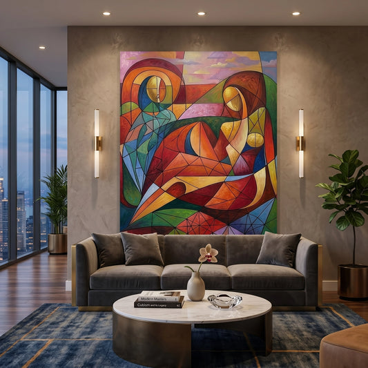 Modern Abstract Figures - Canvas