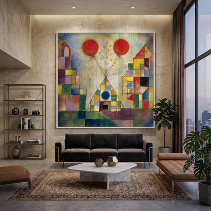 Surreal Geometric Landscape - Fine Art