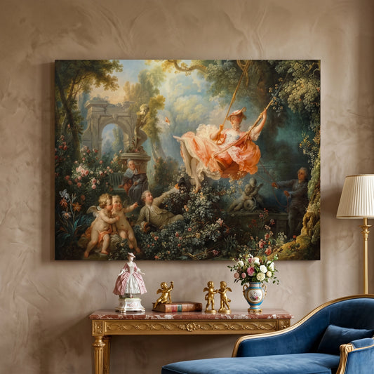The Happy Accidents of the Swing - Canvas