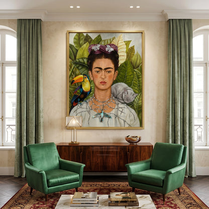 Frida Kahlo Modern Tribute - Fine Art