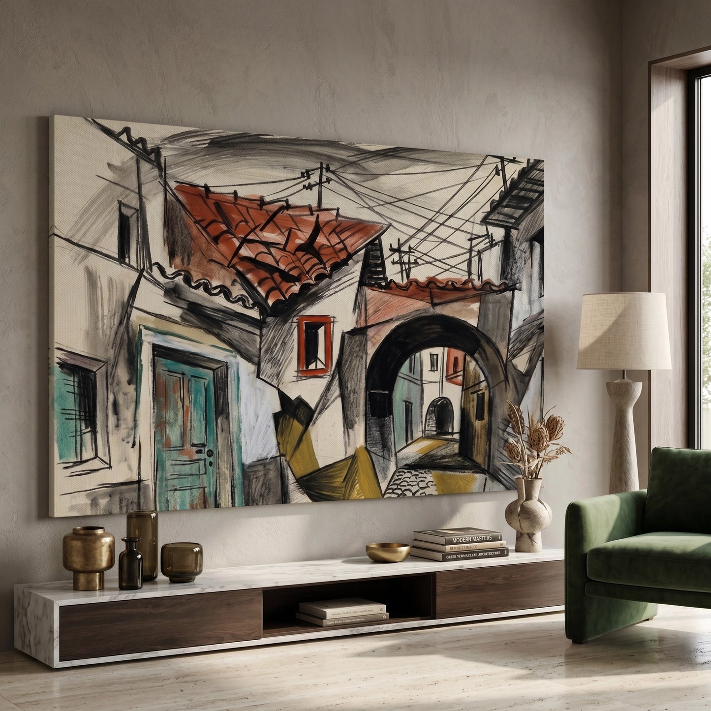 2Old Town Archway - Canvas