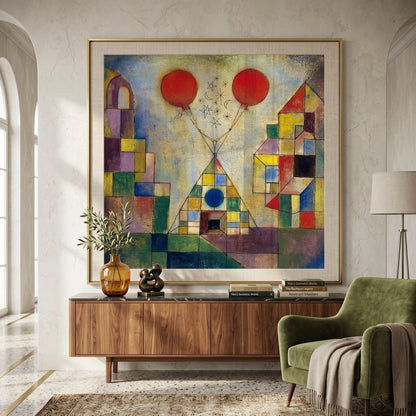 Surreal Geometric Landscape - Fine Art
