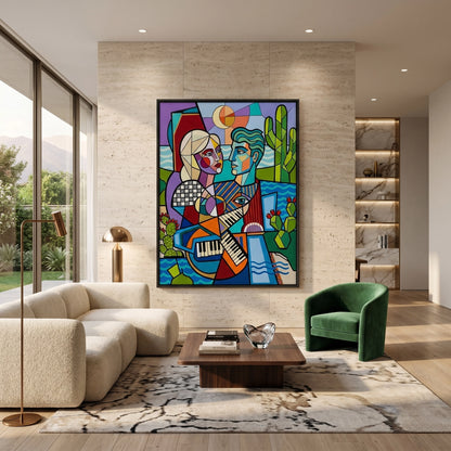 Desert Melody Pop Art - Canvas
