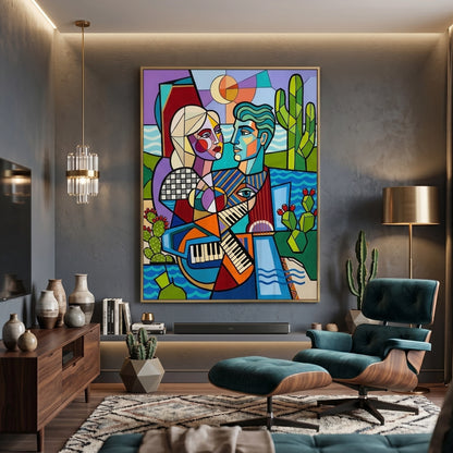 Desert Melody Pop Art - Fine Art