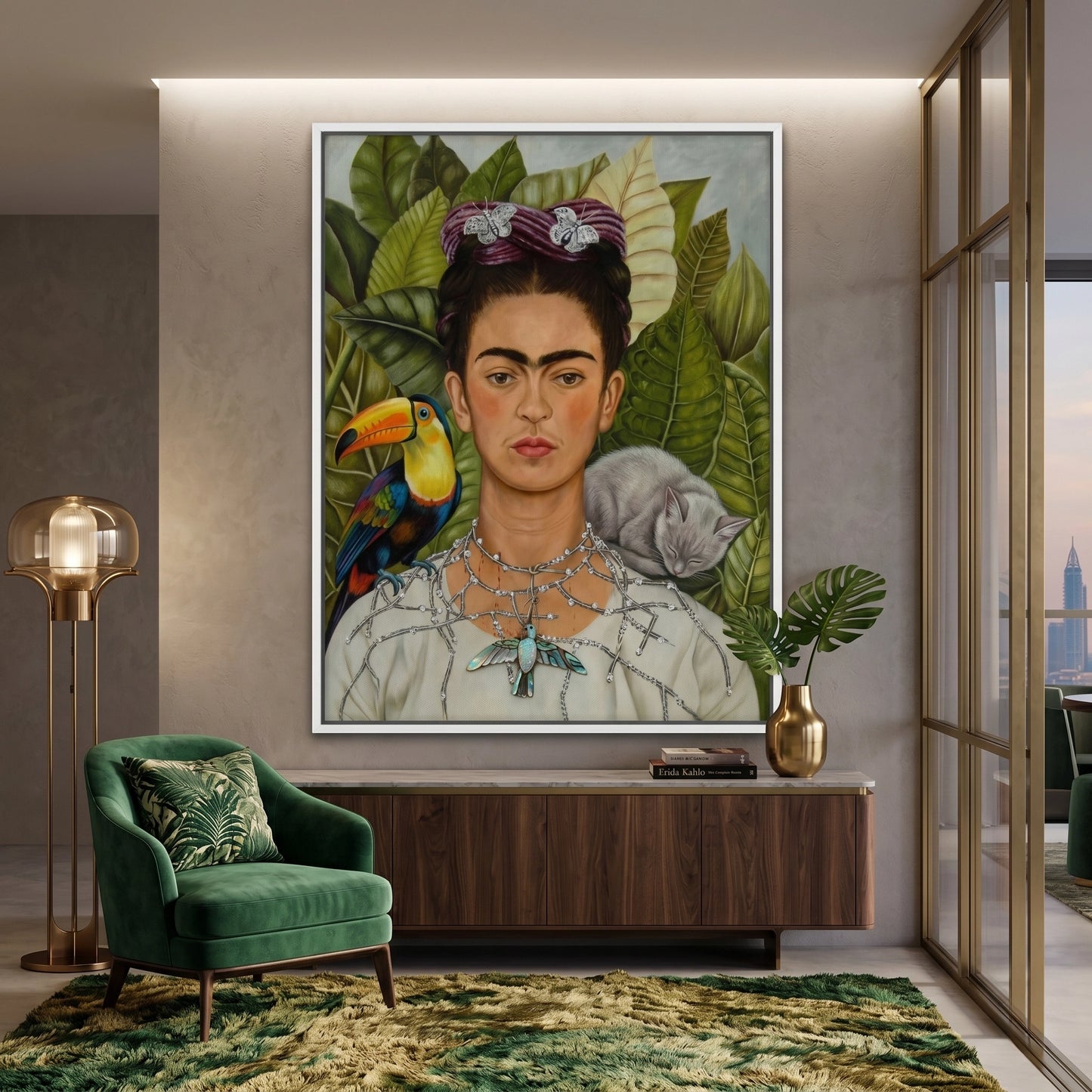 2Frida Kahlo Modern Tribute - Canvas