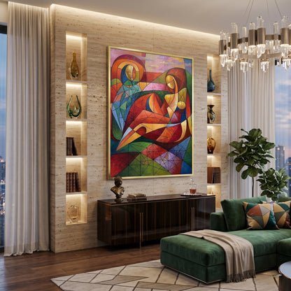 Modern Abstract Figures - Fine Art