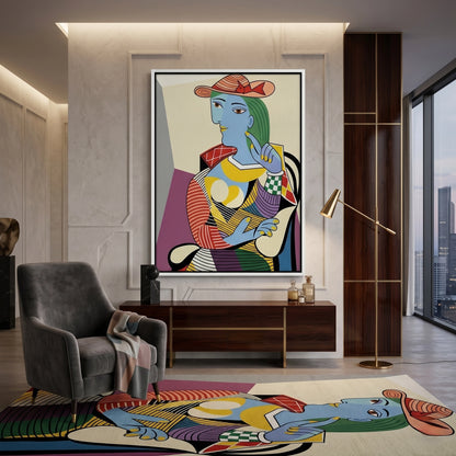 Geometric Woman Figural - Canvas