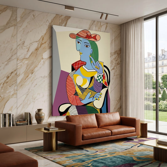 Geometric Woman Figural - Canvas