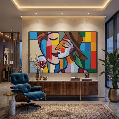 The Modern Kiss - Canvas
