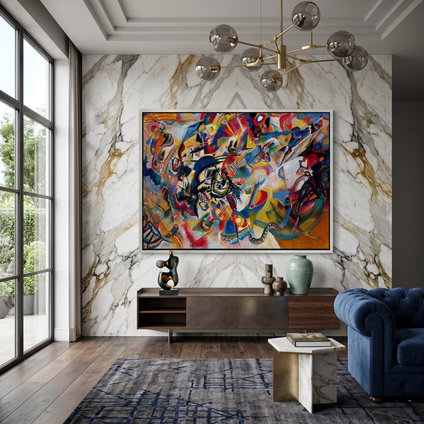 2Vibrant Abstract Expressionist - Canvas