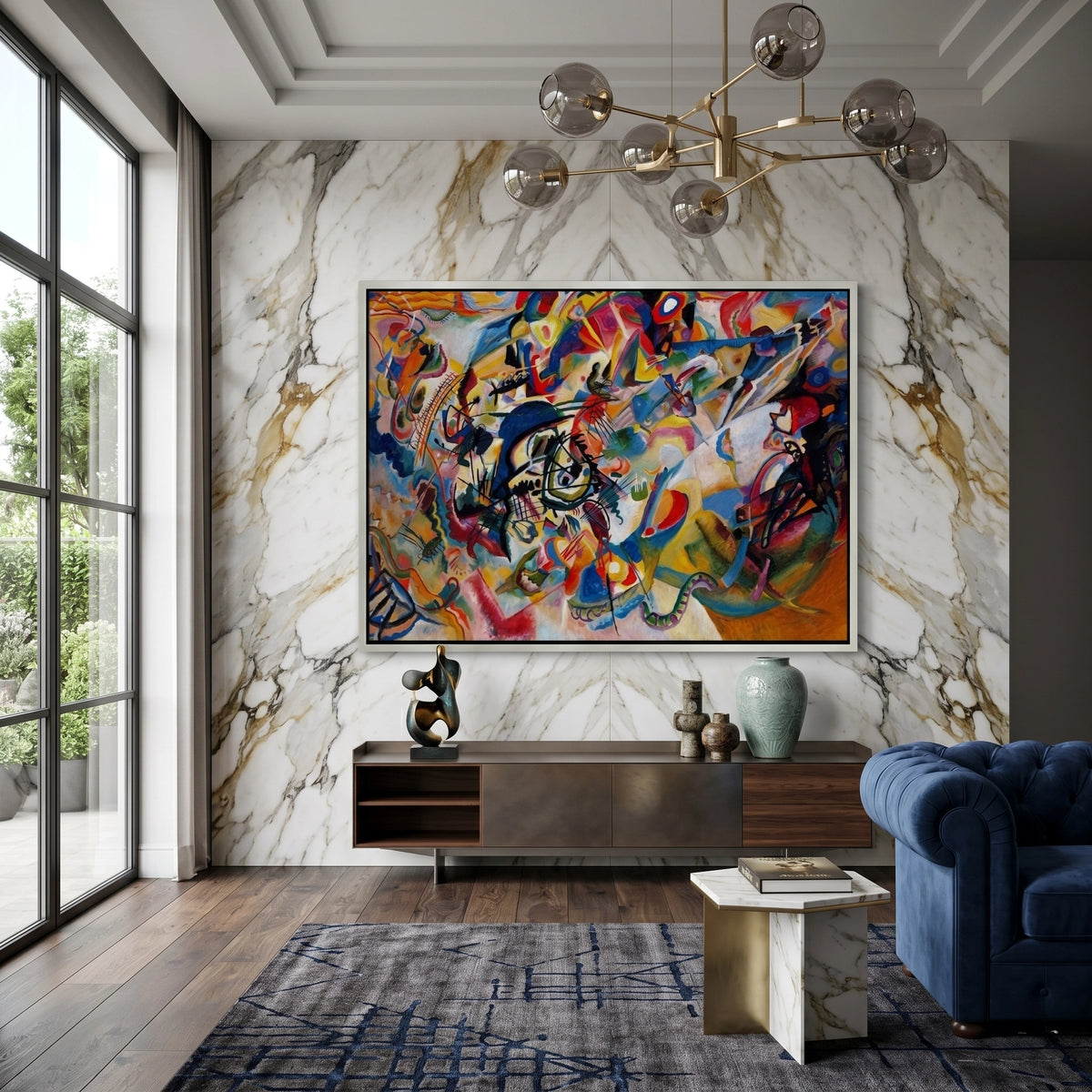 Vibrant Abstract Expressionist - Canvas