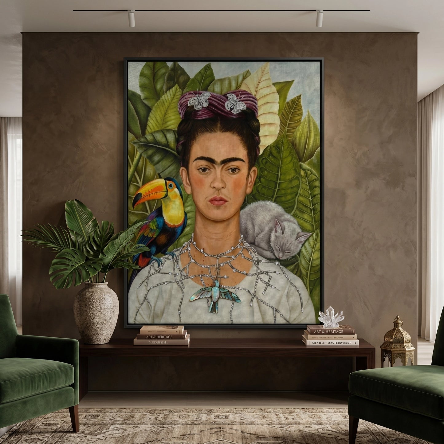 2Frida Kahlo Modern Tribute - Canvas