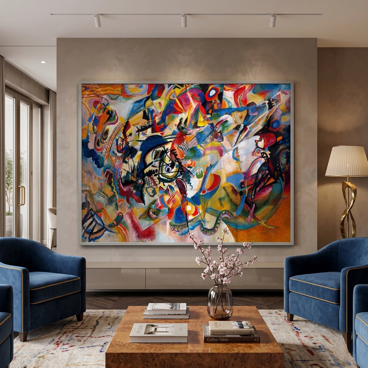 2Vibrant Abstract Expressionist - Fine Art