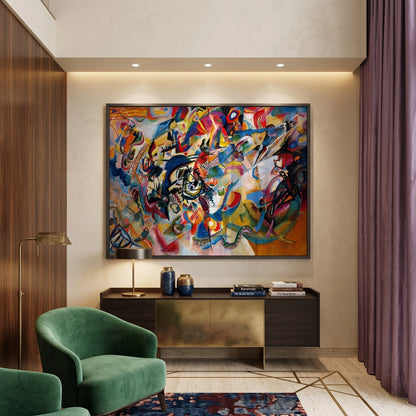 Vibrant Abstract Expressionist - Fine Art