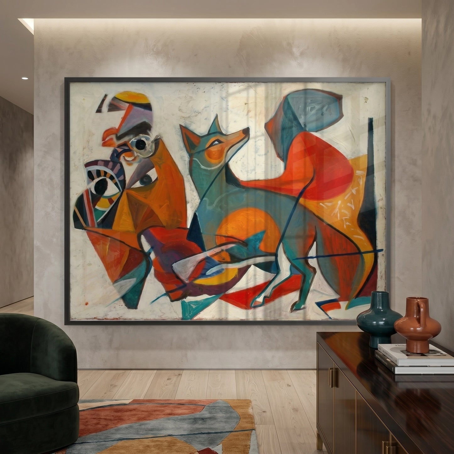2Fauvist Fox in Motion - Fine Art
