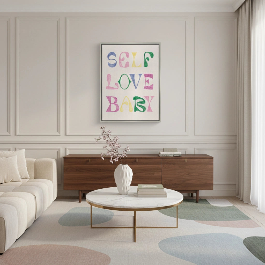 2Self Love Baby - Canvas