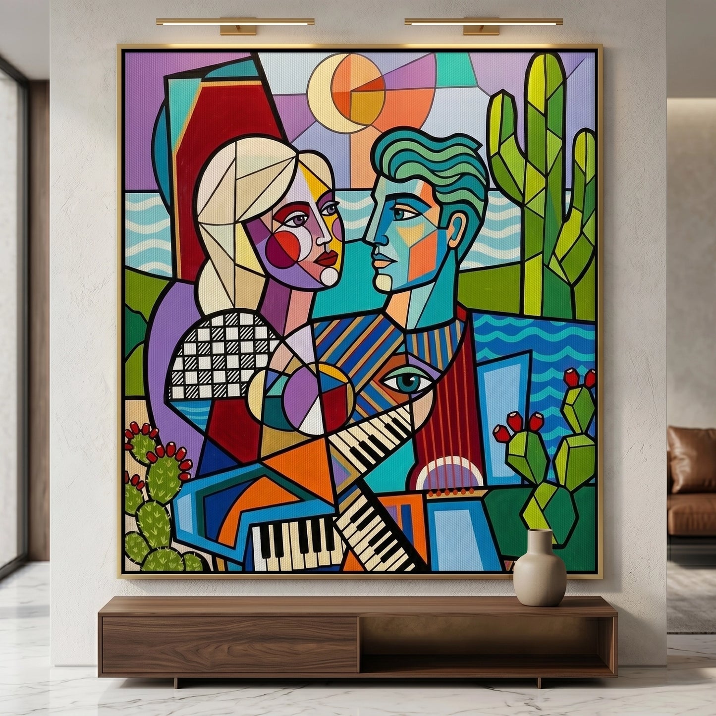 2Desert Melody Pop Art - Canvas