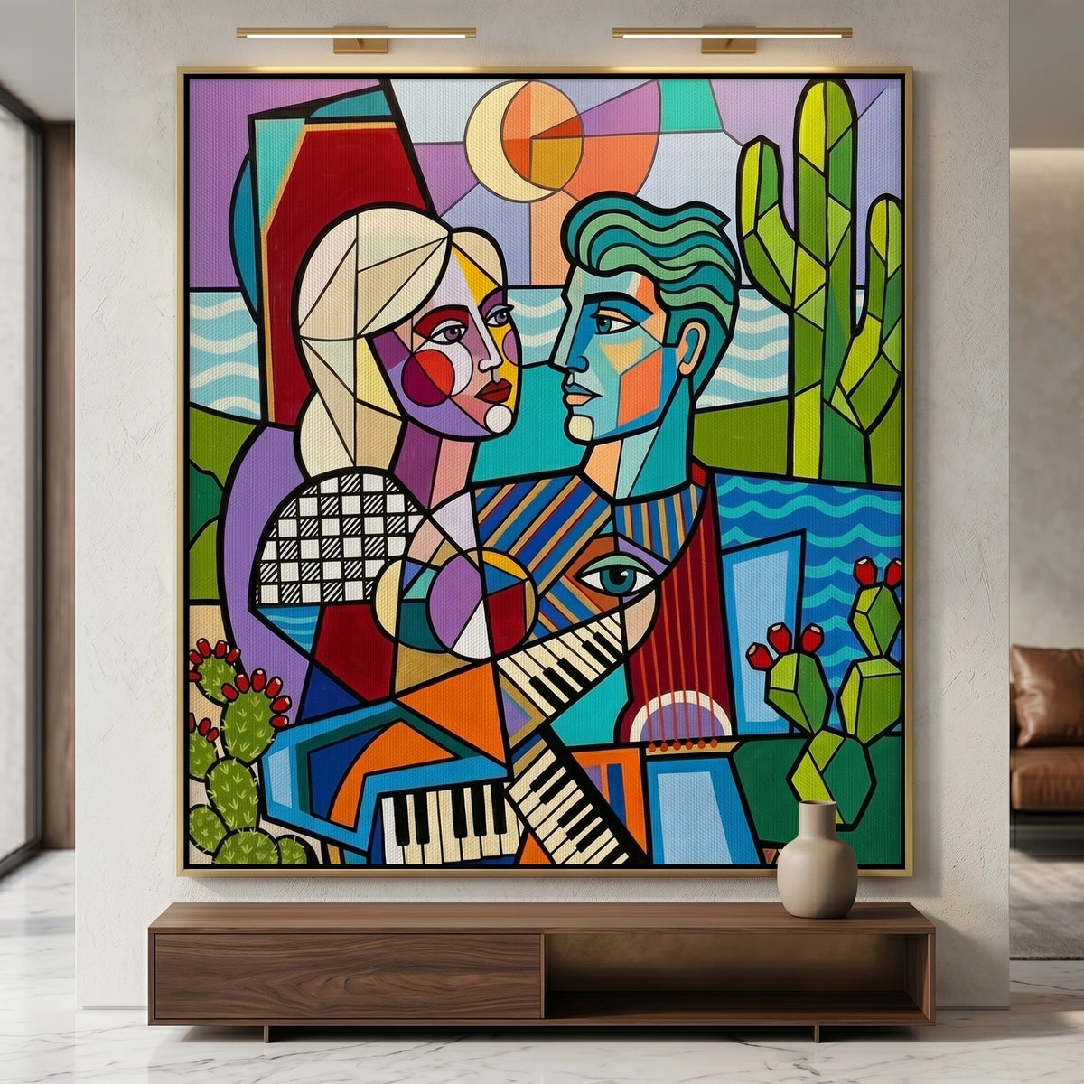 Desert Melody Pop Art - Canvas