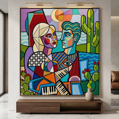 Desert Melody Pop Art - Canvas