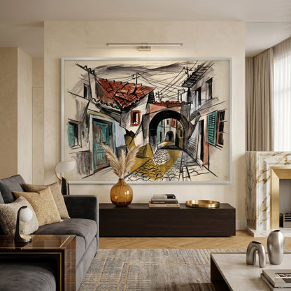 Old Town Archway - Fine Art