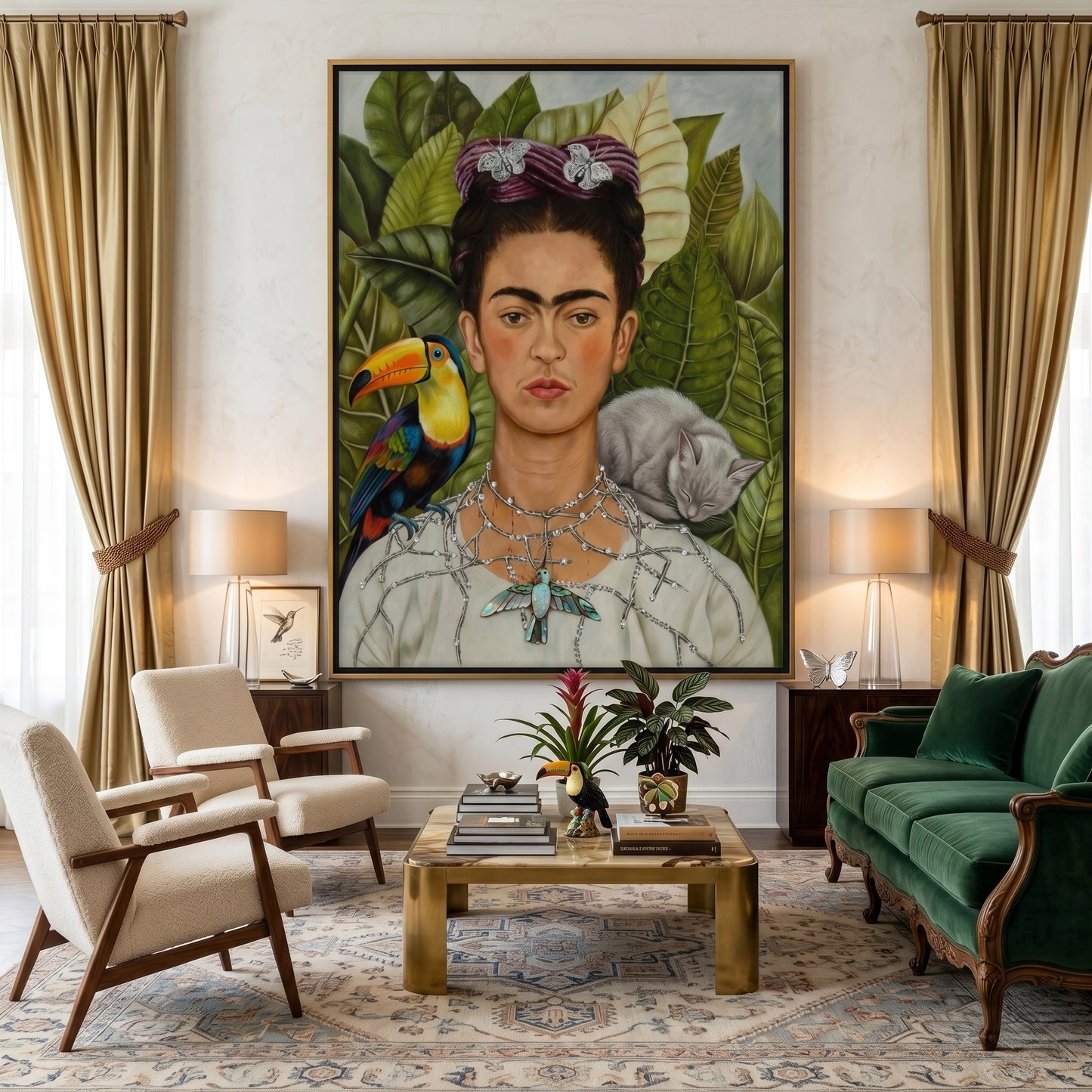 2Frida Kahlo Modern Tribute - Canvas
