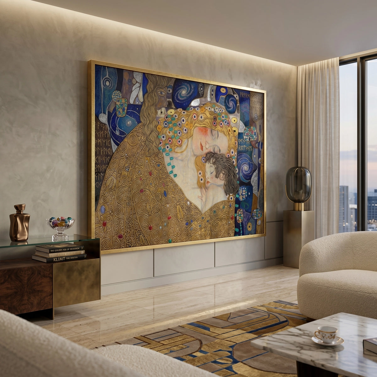 Golden Astral Lullaby - Fine Art